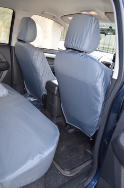 Easy Fit Tailored Van Seat Covers Isuzu D-Max 2021 on - Single & Single - Separate Headrests - Grey