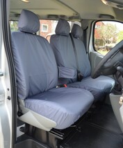 Renault Trafic 2006-2014 Single & Double - With Driver's Armrest - Grey