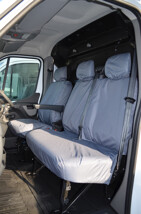 Renault Master 2010 on Single & Double Non-Folding Fixed Seat & Base - Grey