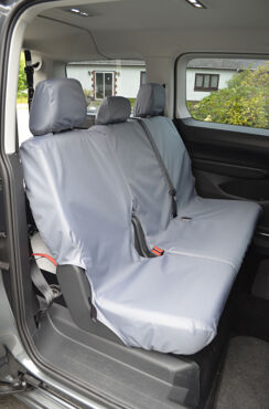 Easy Fit Tailored Van Seat Covers Volkswagen Caddy 2021 on - Rear Single & Double - Grey