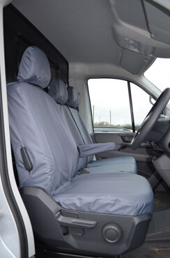 Easy Fit Tailored Van Seat Covers MAN TGE 2017 on - Single & Double - Non Folding - Grey