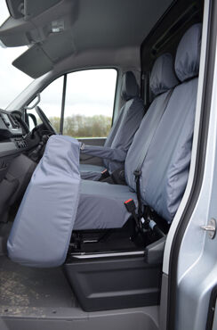Easy Fit Tailored Van Seat Covers MAN TGE 2017 on - Single & Double - Non Folding - Grey