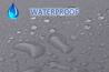 V2 Waterproof Symbol & Text On Grey Van Seat Cover Material