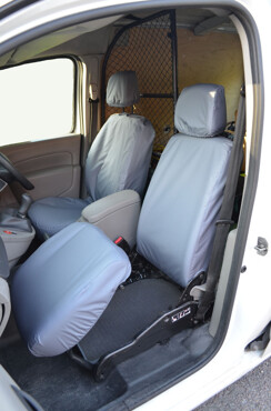 Easy Fit Tailored Van Seat Covers Nissan NV250 2019 on - Single & Single - Folding - Grey