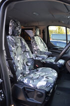 Ford Transit Custom PHEV 2019 on Hybrid - Single & Single - Grey Camo