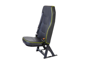 Self Standing Flip-up Seat 425mm Wide - Integral Headrest - Fixed Base Fitting Kit