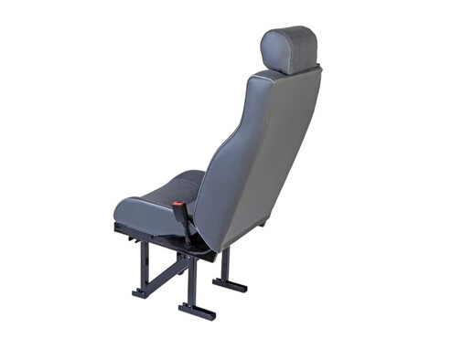 Deluxe Low Back Single Van Seat Kit 450mm Wide-Fixed Headrest - Fixed Base Fitting Kit
